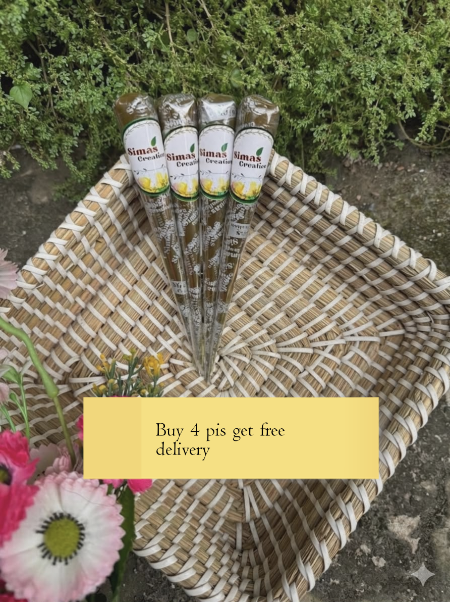 Student combo 4 pis organic mehendi (free delivery )